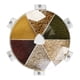 thumbnail image 4 of Dispensador de cereales giratorio de pared con almacenamiento sellado separado - Blanco Gris, 4 of 10