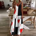 thumbnail image 4 of Hearts Playing Card Sleeveless Dress Dresses Women Summer Women's Summer Clothing, 4 of 9