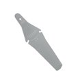thumbnail image 3 of Soidarity Guardabarros de plástico para bicicleta, guardabarros trasero para bicicleta, suministros decorativos para ciclismo, color blanco Ciclismo Gris Soidarity OD000762-03, 3 of 6