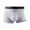 White, variant on Jgppe Mens Underwear Boxer Briefs Cotton Breathable Soft Wicking Short Leg Trunks for Men