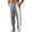 Gray, variant on Mens Athletic Track Pants with Side Stripe Design Drawstring Waist Casual Sportswear Jogger Trousers for Workout and Leisure Gray 3XL