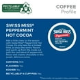 thumbnail image 4 of Swiss Miss, Peppermint Hot Cocoa K-Cup Coffee Pods, 22 Count, 4 of 15
