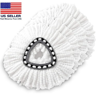 4 x Replacement Microfiber Mop HEAD For O-Cedar Spin Mop Easy Clean Wring Refill