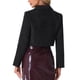 thumbnail image 3 of Blazer de Tweed INSPIRE CHIC para traje corto de mujer, chaqueta corta de manga larga, 3 of 6