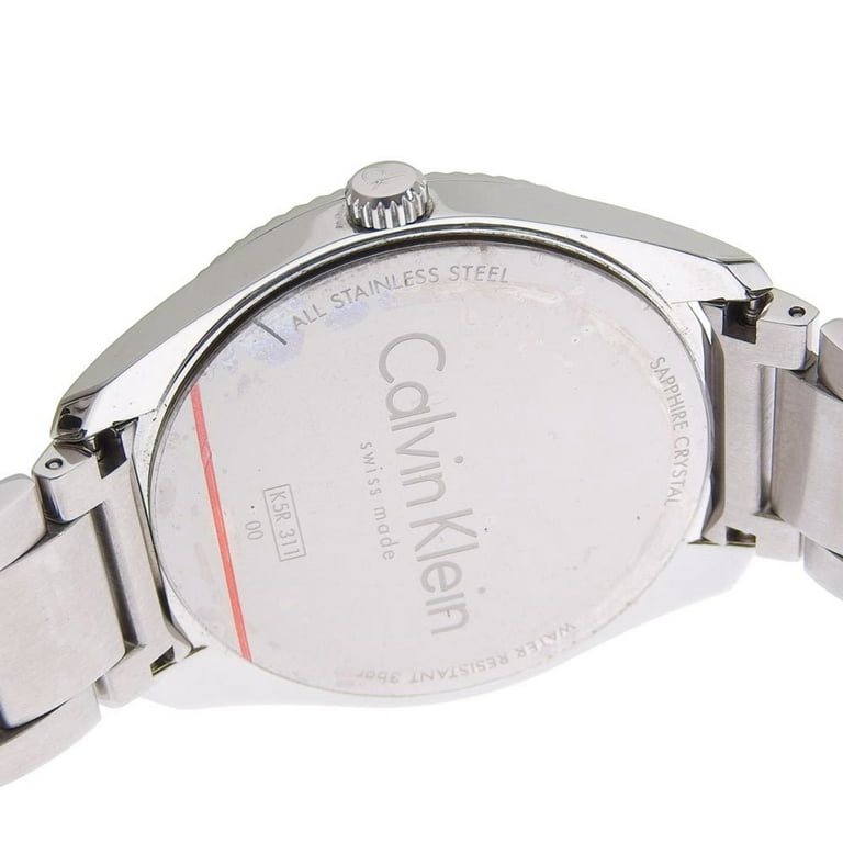 Pre-Owned Calvin Klein CALVIN KLEIN Alliance Men's Quartz Battery Watch  Border Simple Date K5R311 (Good) 