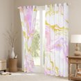 thumbnail image 3 of Castle Fairy Marble Watercolor Blackout Curtains Set of 2 (52x84 Each) for Teens Women Men,Abstract Marbling Window Curtains,Stone Pattern Curtains and Drapes,Lightweight Room Decor, 3 of 6