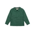 thumbnail image 2 of Leveret Kids & Toddler Girls Long Sleeve Uniform Cotton Dress Shirt Green (Size 12 Years), 2 of 4