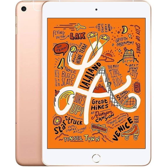 Restored Apple Ipad Mini 5th. Gen - 7.9" Apple A12 Bionic 3GB RAM 256GB Storage - Wifi+Cellular (Refurbished)
