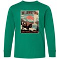 thumbnail image 3 of Inktastic Yellowstone National Park Long Sleeve Youth T-Shirt, 3 of 5