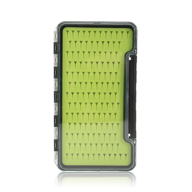 Greeniant Caja de pesca con mosca, cajas impermeables transparentes portátiles, contenedor de almacenamiento de señuelos para deportes al aire libre, Pescar Triangular grande Greeniant OD022024-01