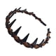thumbnail image 1 of Diadema clásica en zigzag de los años 90, accesorios para el cabello, belleza, ligera, regalos Café, 1 of 9