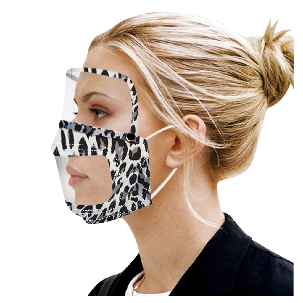 Download Smile Clear Mouth Expression Lip Reading Face Mask with ...
