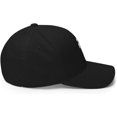 thumbnail image 5 of Upside Down LA Hat - Embroidered Structured Curved Bill Los Angeles Flex Fit Cap, 5 of 6