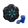 thumbnail image 3 of Máquina de boxeo Entrenador de boxeo inteligente para adultos, Objetivo de pared rítmico montado en la pared, Guantes azules, 3 of 8