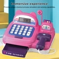 thumbnail image 4 of Children Cash Register Toy, Interactive Cash Register Toy Set with Microphone Sounds, Sensory Scan Play Automatic Cash Box, Fun Supermarket Checkout Toy for Boys Girls Toddlers, 4 of 7