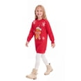 thumbnail image 2 of Actgleam Girls Sweater Dress Christmas Long Sleeve Knit Dress,11-12Y, 2 of 7