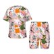 thumbnail image 1 of Fotbe Cartoon Halloween Pijama Estampada de 2 Piezas para Niños – Ropa de Dormir de Manga Corta Cómoda para Niños y Niñas, Camiseta y Shorts de Algodón-X-Large, 1 of 6