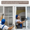 thumbnail image 6 of REGALWOVEN Screen Repair Kit, TPE Window Screen Retainer Spline with Roller & Removal Hook for Door Window Screen Black 0.22" x 32.81ft, 6 of 7