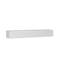 thumbnail image 3 of Resenkos Floating TV Stand (Wall-Mounted), TV Shelf with LED Lights & Power Outlet, High-Gloss TV Cabinet for Living Room - White, 3 of 13