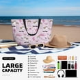 thumbnail image 5 of Xecao No Drama Llama for versatile beach bag for women includes zipper pockets and waterproof material, ideal for vacations and adventures., 5 of 7
