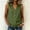 Army Green1, variant on Women's Summer Tops Flax Linen V Neck Sleeveless Shirts 2026 Casual Button Blouses, S-XXL