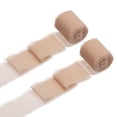 thumbnail image 1 of Uxcell 2 Rollos de Cinta de Gasa, Cinta de Flecos Hecha a Mano de 1.5 Pulgadas x 5 Yardas para Envolver Ramos de Flores Decoración de Bodas Artesanías DIY Rosa Oscuro, 1 of 5