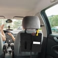 thumbnail image 1 of KALLORY 2Pcs Seat Back Organizer Hanging Car Organizer Back Seat Felt Black for Drivers, 1 of 4