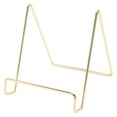 thumbnail image 2 of Plate Stands for Display, Metal Plate Stands Iron Plate Holder Picture Display Stand for Tablet PCs CD Records Books, Book Stands Picture Frame Holders Tabletop Easel Stand, 2 of 7