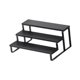 thumbnail image 5 of Expositor de madera, organizador de joyas, escalera de madera, alféizar de ventana sencillo, soporte para plantas Negro, 5 of 9