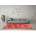thumbnail image 3 of Ahgly Company Indoor Rectangle Abstract Red Modern Area Rugs, 4' x 6', 3 of 4