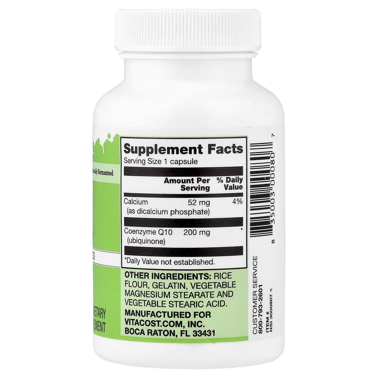 Vitacost CoQ10, 200 mg, 60 Capsules