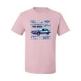 thumbnail image 2 of Ford Mustang GT The Boss Retro Neon Vintage | Mens Cars and Trucks Graphic T-Shirt, Light Pink, Large, 2 of 4