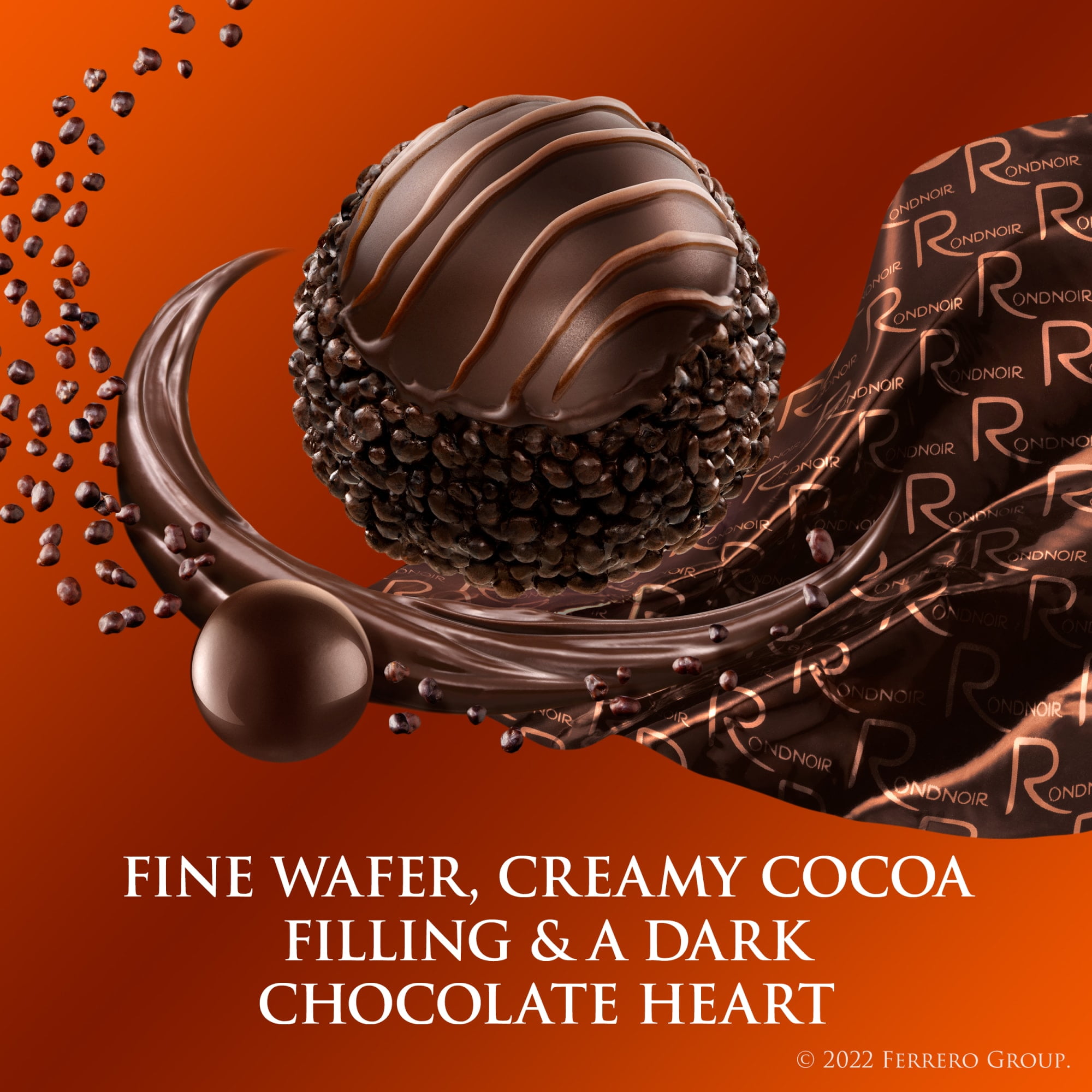 Ferrero Rocher Rondnoir Dark Chocolates Pralines 138g 4.86 Oz