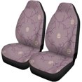 thumbnail image 2 of Juego de 2 fundas de asiento de coche ABPHQTO Damasco abstracto redondo rosa polvoriento, 2 of 4