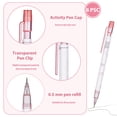 thumbnail image 7 of 8 Pcs Coquette Pink Bear Mechanical Pencils Cute Cartoon Mechanical Pencil Kawaii Pencils Pencil for  Women Office Home Suppies, 7 of 7