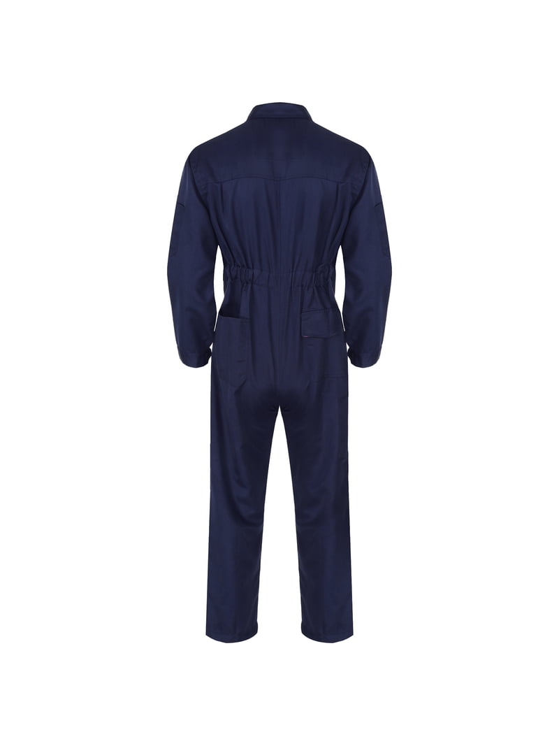 YONGHS Men's Long Sleeve Zip-Front Work Coverall Action Back