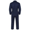 thumbnail image 4 of Alvivi Men's Dustproof Coveralls Long Sleeve WorkWear Suit Mechanic Work Jumpsuit Navy Blue 4XL, 4 of 7