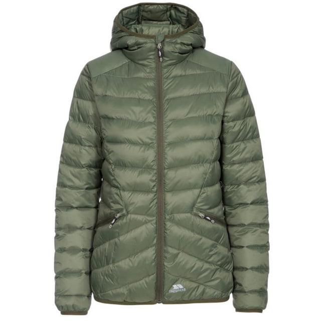 Trespass - Chaqueta Parka Casual Alyssa para Mujer (Albahaca)