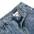 thumbnail image 4 of KIDSCOOL SPACE Little Girl Slim Jean,Stone Washed Ripped Hole Soft Denim Pants,Blue,9-10 Years, 4 of 6