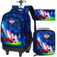 thumbnail image 1 of Mochila rodante WZLVO Dinosaur para niños con bolsa de almuerzo de 21 pulgadas, 1 of 7