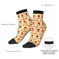 thumbnail image 6 of Fuzoiu Fall Gnomes Print Adult Socks, Crew Moisture-wicking Socks, Unisex Cushion Crew Socks,Casual Sports Ankle Socks, 6 of 7