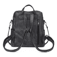 thumbnail image 1 of Mochila Antirrobo De Cuero Sintético Impermeable Para Mujer Negro, 1 of 4