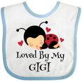 thumbnail image 3 of Inktastic Loved by My Gigi Ladybug Boys or Girls Baby Bib, 3 of 4