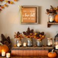 thumbnail image 4 of Farmhouse Fall Wooden Sign, Fall Decorations for Home, Indoor Love Autumn Thanksgiving Centerpieces for Tables Wall Shelf Office Desk Fireplace Mantle Tiered Tray Farmhouse House Decor, 4 of 7