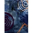 thumbnail image 2 of Haase, Andrea 24x32 Gold Ornate Wood Framed with Double Matting Museum Art Print Titled - Nightscape Rush, 2 of 4