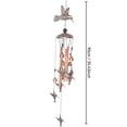 thumbnail image 5 of Cheapark Vintage Metal Wind Chime Hummingbird Plated Hanging Ornament Premium Garden Decor For Patio Yard Year Round Use, 5 of 6
