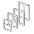 thumbnail image 5 of Uxcell 23/32 Inch Tri-Glide Slide Buckles, 10 Pack Metal Webbing Strap Fastener for Backpack Bag Belt, Silver, 5 of 5