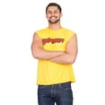 thumbnail image 6 of Wrestler Hogan Adult Mens T-Shirt Tee Halloween Costume Cosplay, 6 of 7