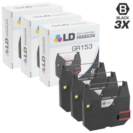 LD Products Compatible Printer Ribbon Cartridge Replacement for 1030 GR153 (Black  3-Pack)