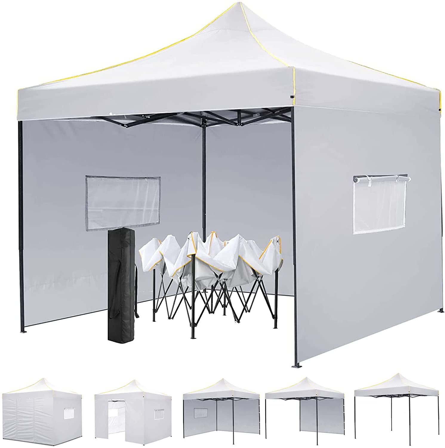 10x10 Outdoor Instant Party Shelter Trade Show Tent Commercial EZ Pop Up Canopy 